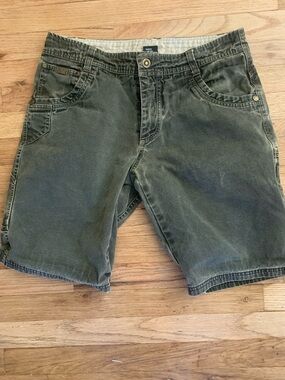 Kuhl Men's Olive Green Cargo Shorts